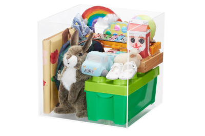宅配型トランクルーム「minikura」のおもちゃ収納イメージ